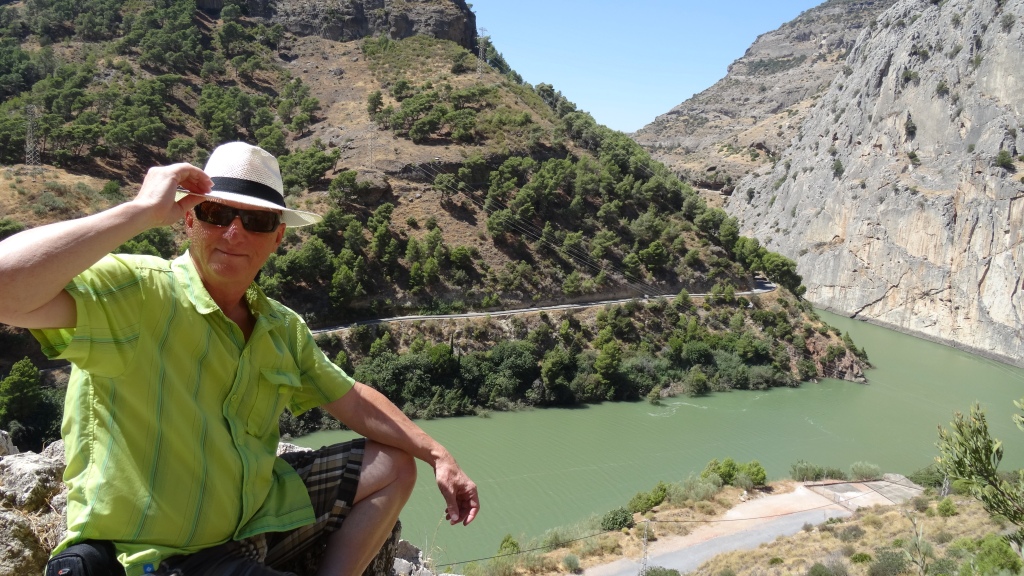 Falaise El Chorro et son réservoir hydraulique